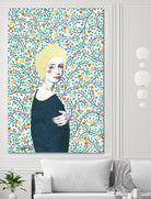 Helena by Sofia Bonati on GIANT ART - yellow men and women