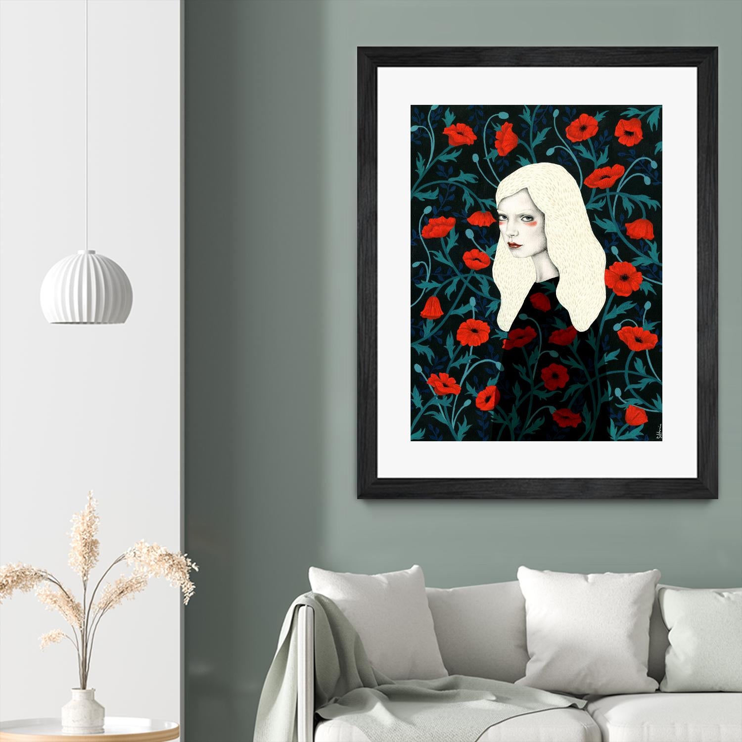 Poppy by Sofia Bonati on GIANT ART - red men and women