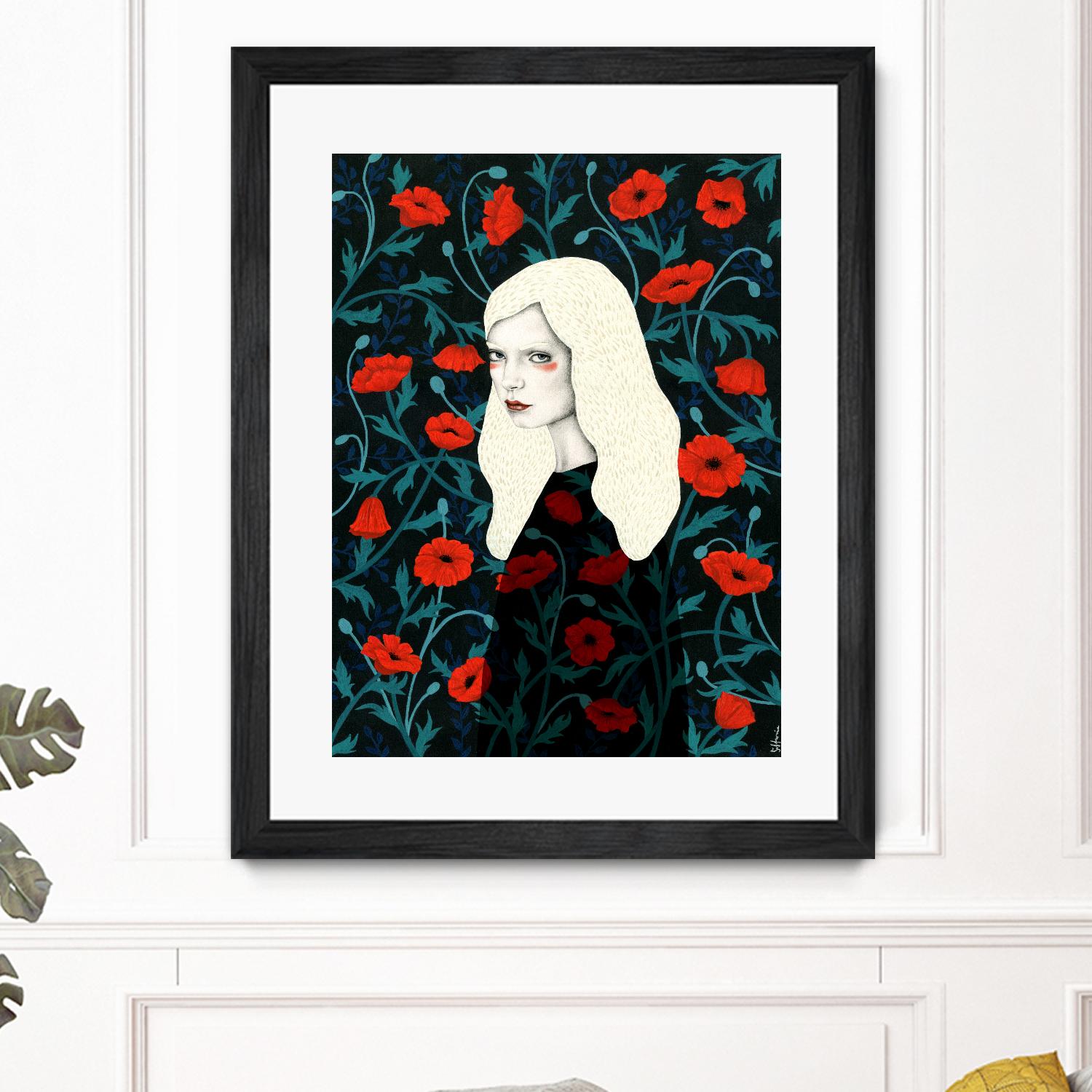 Poppy by Sofia Bonati on GIANT ART - red men and women