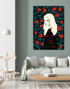 Poppy by Sofia Bonati on GIANT ART - red men and women