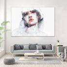 Marmo by Agnes Cecile on GIANT ART - pink watercolour lips