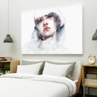 Marmo by Agnes Cecile on GIANT ART - pink watercolour lips