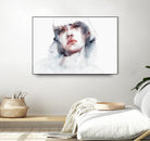 Marmo by Agnes Cecile on GIANT ART - pink watercolour lips