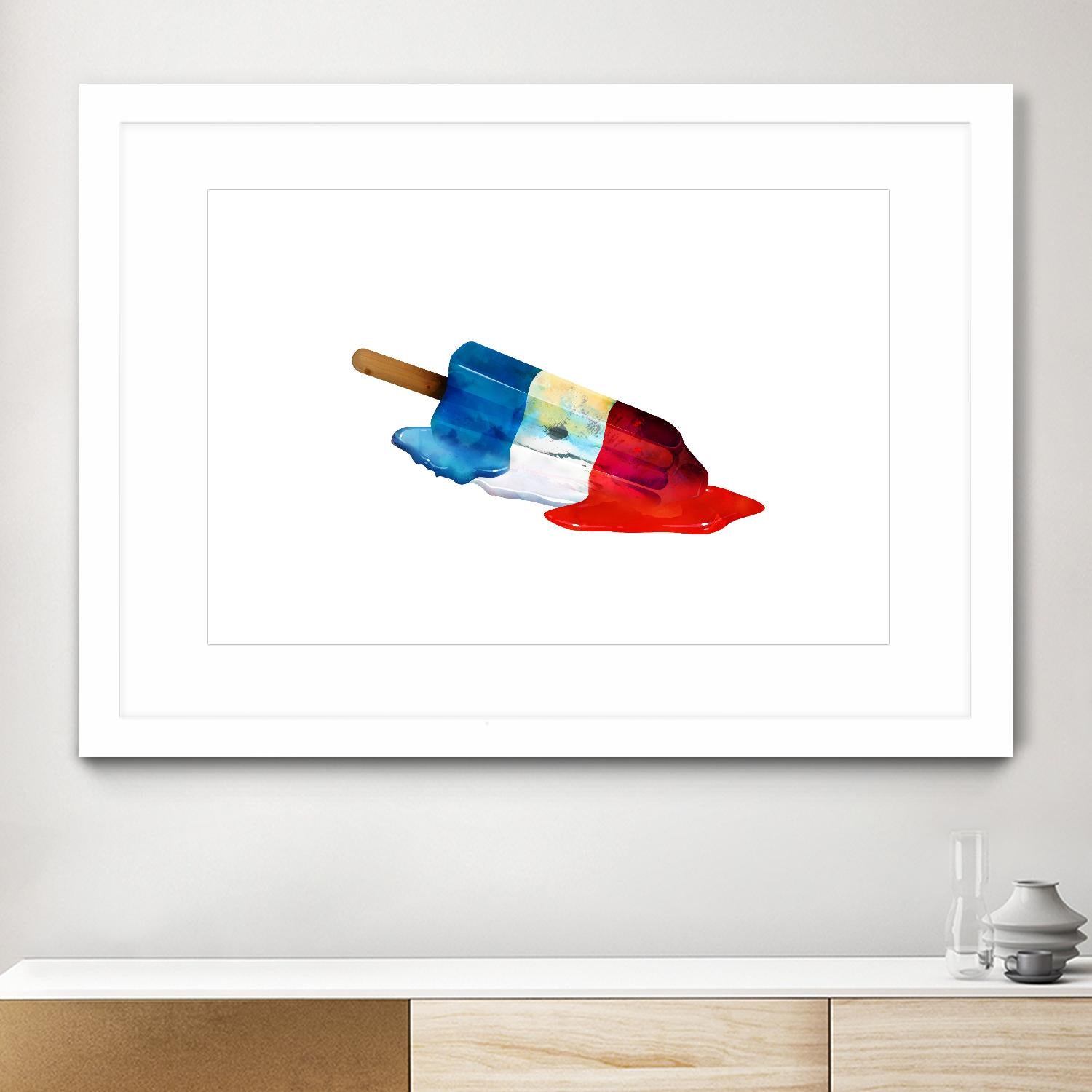 Pop Life by Alex Cherry on GIANT ART - red contemporary