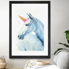 Unique Horn by Alex Cherry on GIANT ART - white animals