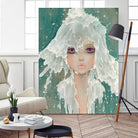 Milkfall by Camilla D'Errico on GIANT ART - green contemporary