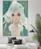 Milkfall by Camilla D'Errico on GIANT ART - green contemporary