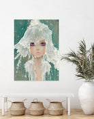Milkfall by Camilla D'Errico on GIANT ART - green contemporary