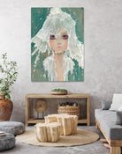 Milkfall by Camilla D'Errico on GIANT ART - green contemporary