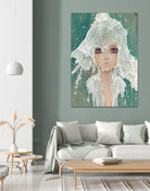 Milkfall by Camilla D'Errico on GIANT ART - green contemporary