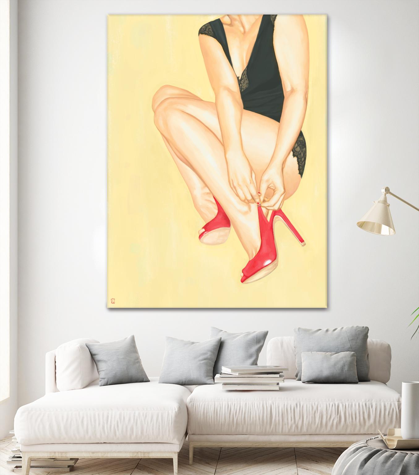 Dorothy by Alexander Grahovsky on GIANT ART - beige men and women