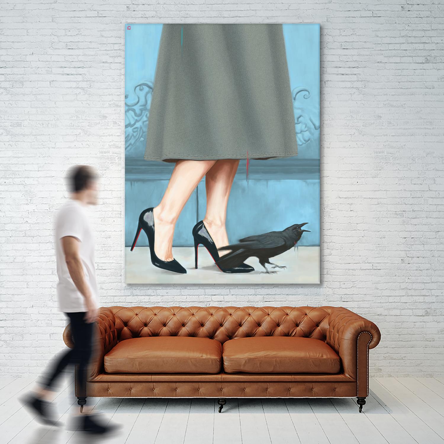 Here Comes The Queen by Alexander Grahovsky on GIANT ART - grey men and women