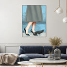 Here Comes The Queen by Alexander Grahovsky on GIANT ART - grey men and women