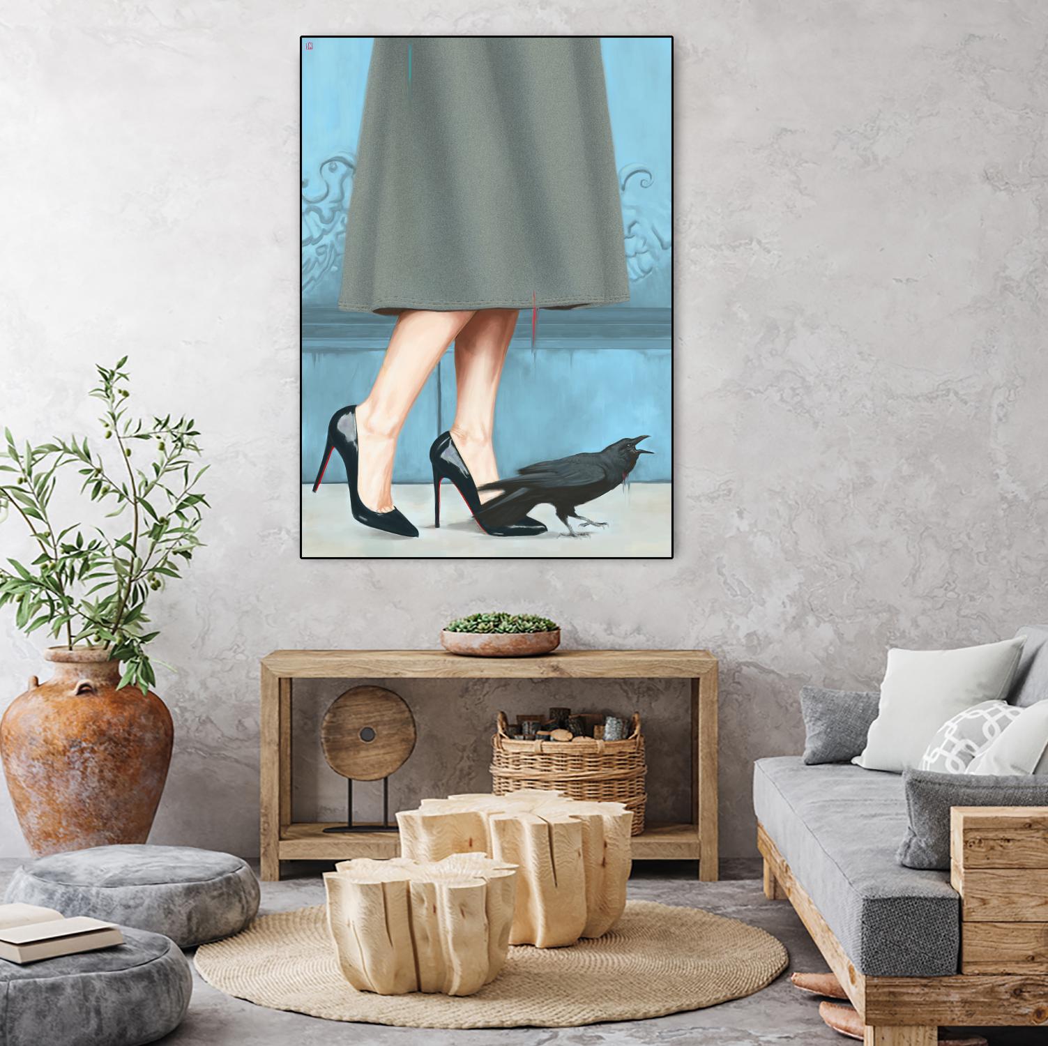 Here Comes The Queen by Alexander Grahovsky on GIANT ART - grey men and women