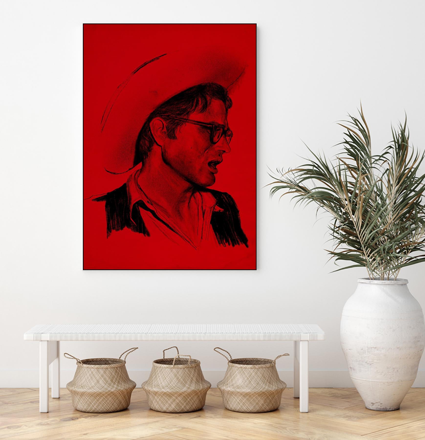 James Dean by Arassay Hilario on GIANT ART - red digital james dean
