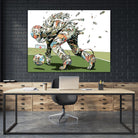 Dog Fights OCC by HR-FM on GIANT ART - white contemporary