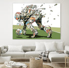 Dog Fights OCC by HR-FM on GIANT ART - white contemporary