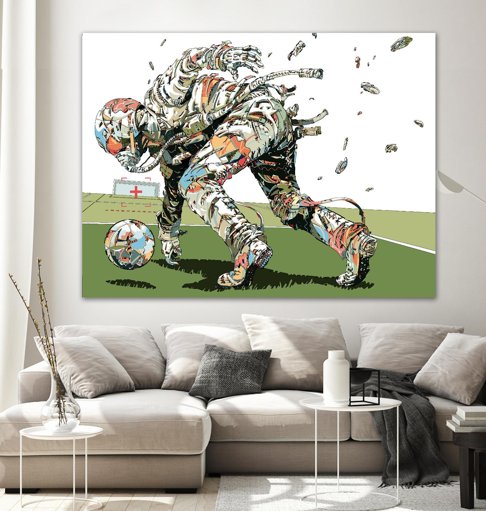 Dog Fights OCC by HR-FM on GIANT ART - white contemporary