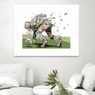 Dog Fights OCC by HR-FM on GIANT ART - white contemporary