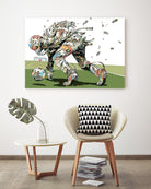 Dog Fights OCC by HR-FM on GIANT ART - white contemporary