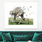 Dog Fights OCC by HR-FM on GIANT ART - white contemporary