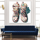 Sneaker by HR-FM on GIANT ART - blue contemporary