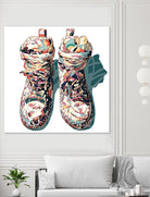 Sneaker by HR-FM on GIANT ART - blue contemporary