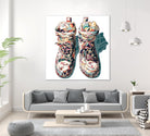 Sneaker by HR-FM on GIANT ART - blue contemporary