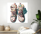 Sneaker by HR-FM on GIANT ART - blue contemporary