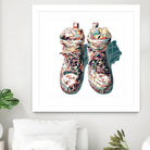 Sneaker by HR-FM on GIANT ART - blue contemporary