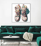 Sneaker by HR-FM on GIANT ART - blue contemporary