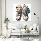 Sneaker by HR-FM on GIANT ART - blue contemporary