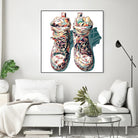 Sneaker by HR-FM on GIANT ART - blue contemporary