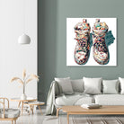 Sneaker by HR-FM on GIANT ART - blue contemporary