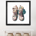 Sneaker by HR-FM on GIANT ART - blue contemporary