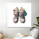 Sneaker by HR-FM on GIANT ART - blue contemporary