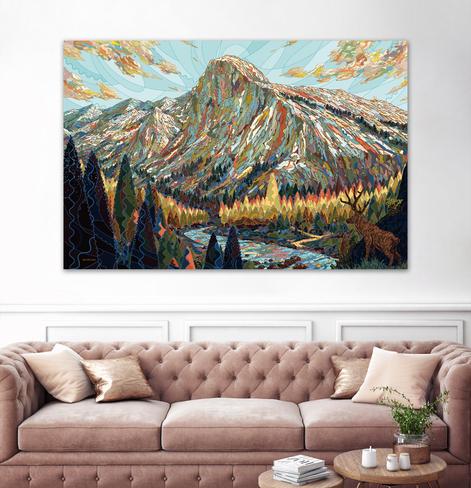 Technicolor by HR-FM on GIANT ART - black contemporary