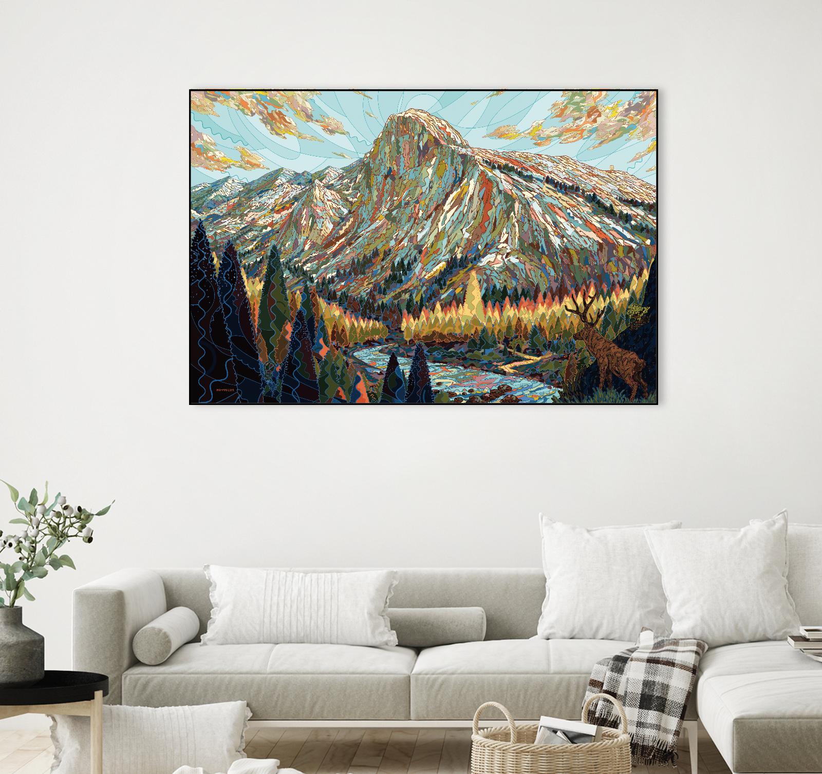 Technicolor by HR-FM on GIANT ART - black contemporary