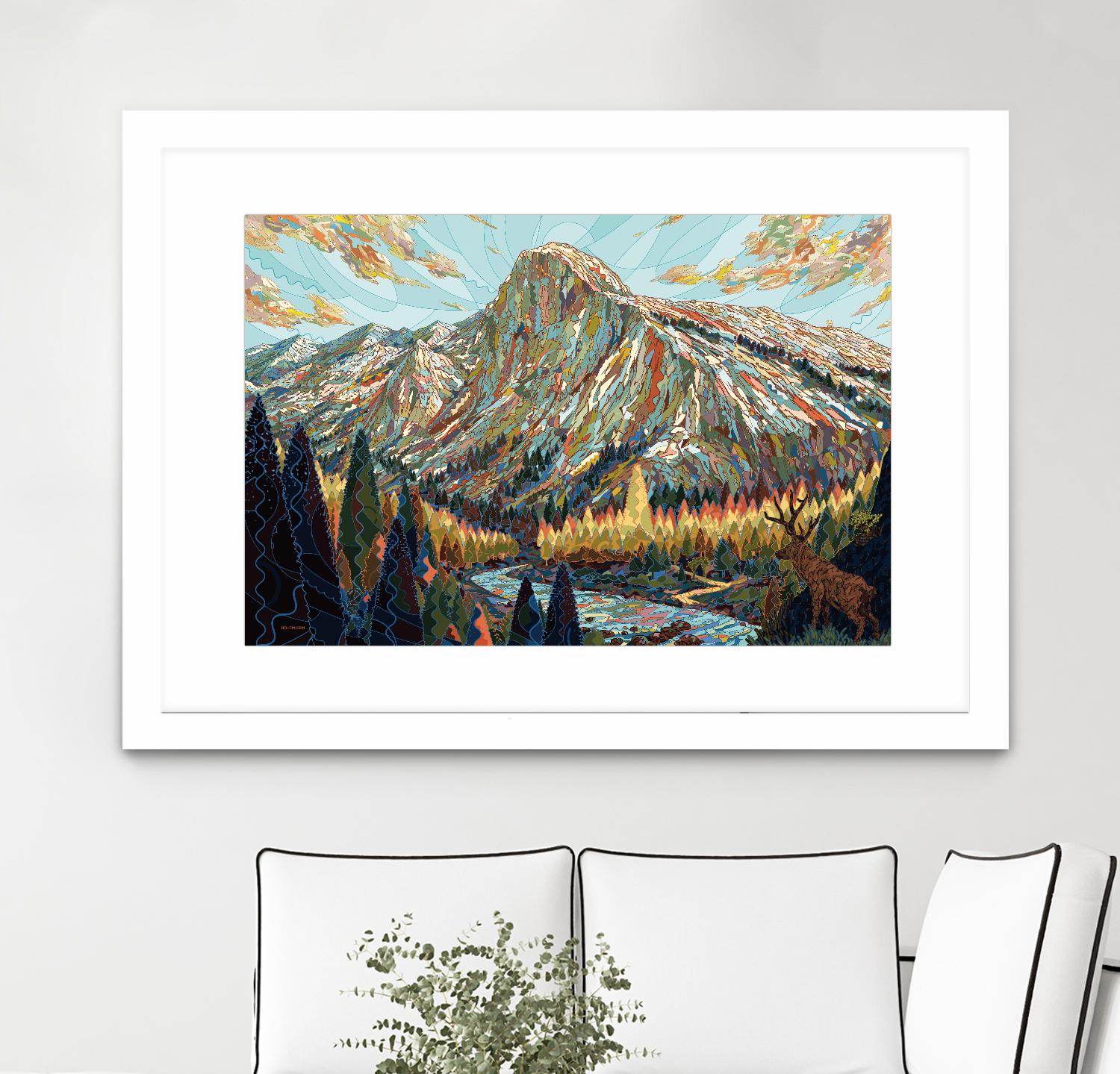 Technicolor by HR-FM on GIANT ART - black contemporary