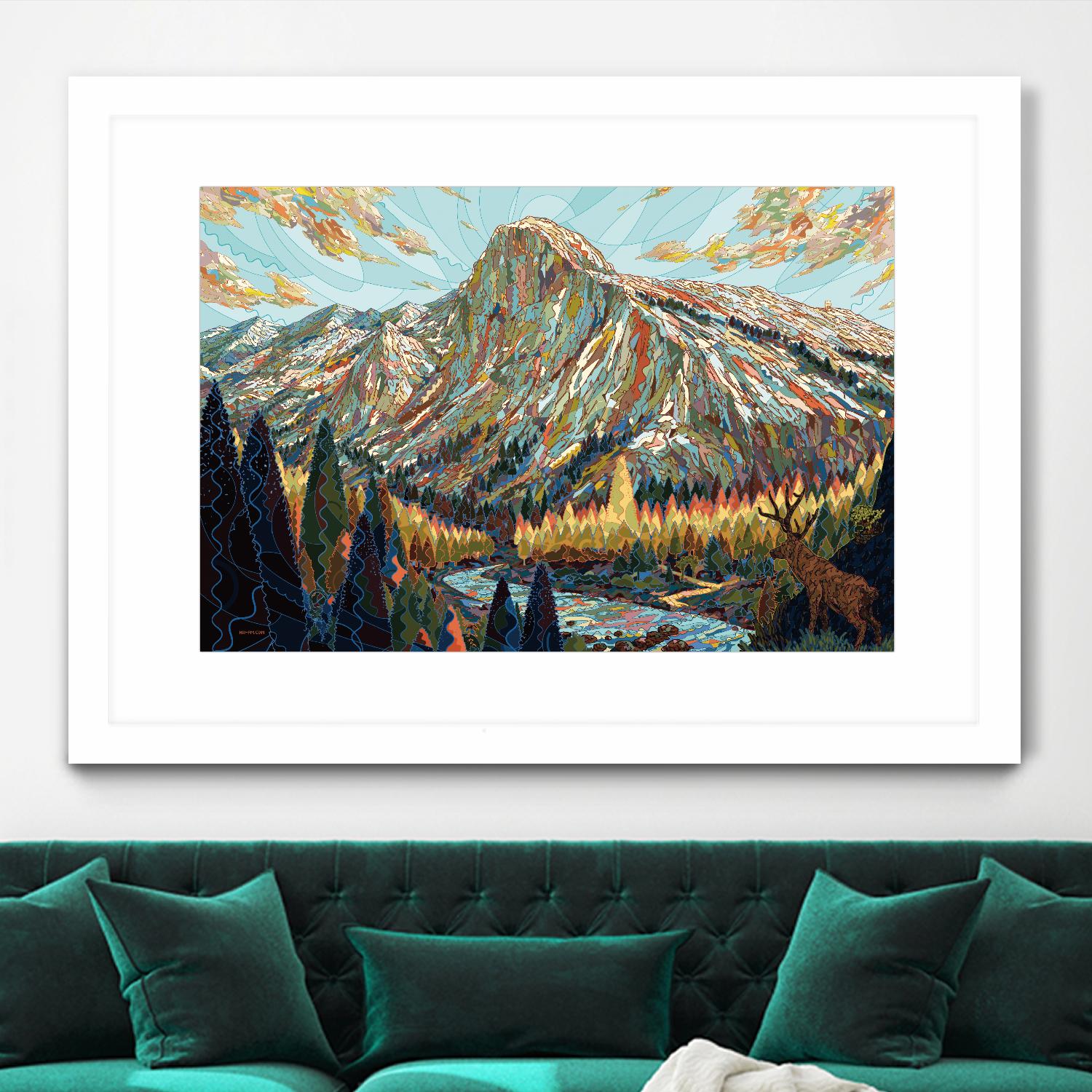 Technicolor by HR-FM on GIANT ART - black contemporary