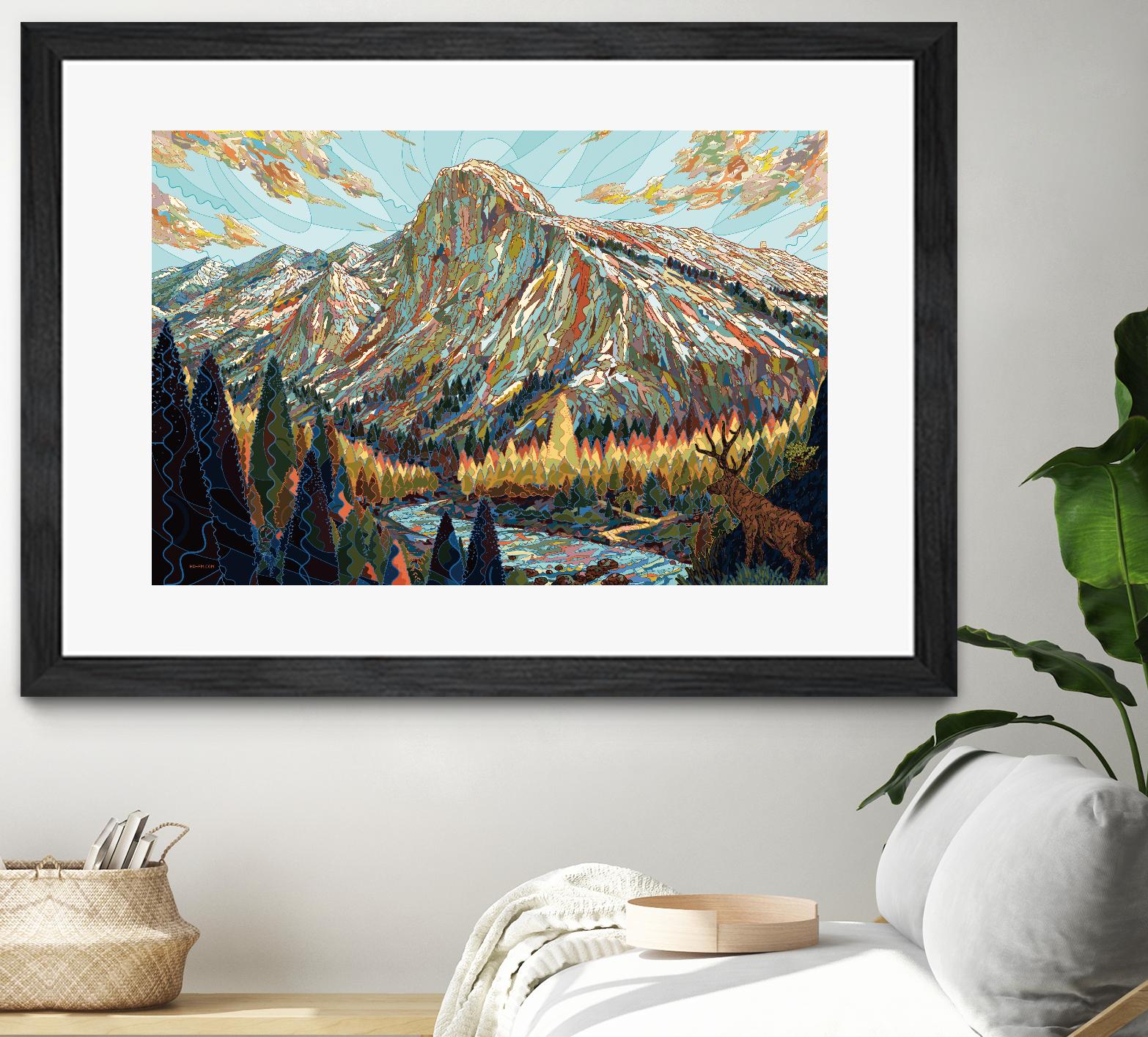 Technicolor by HR-FM on GIANT ART - black contemporary