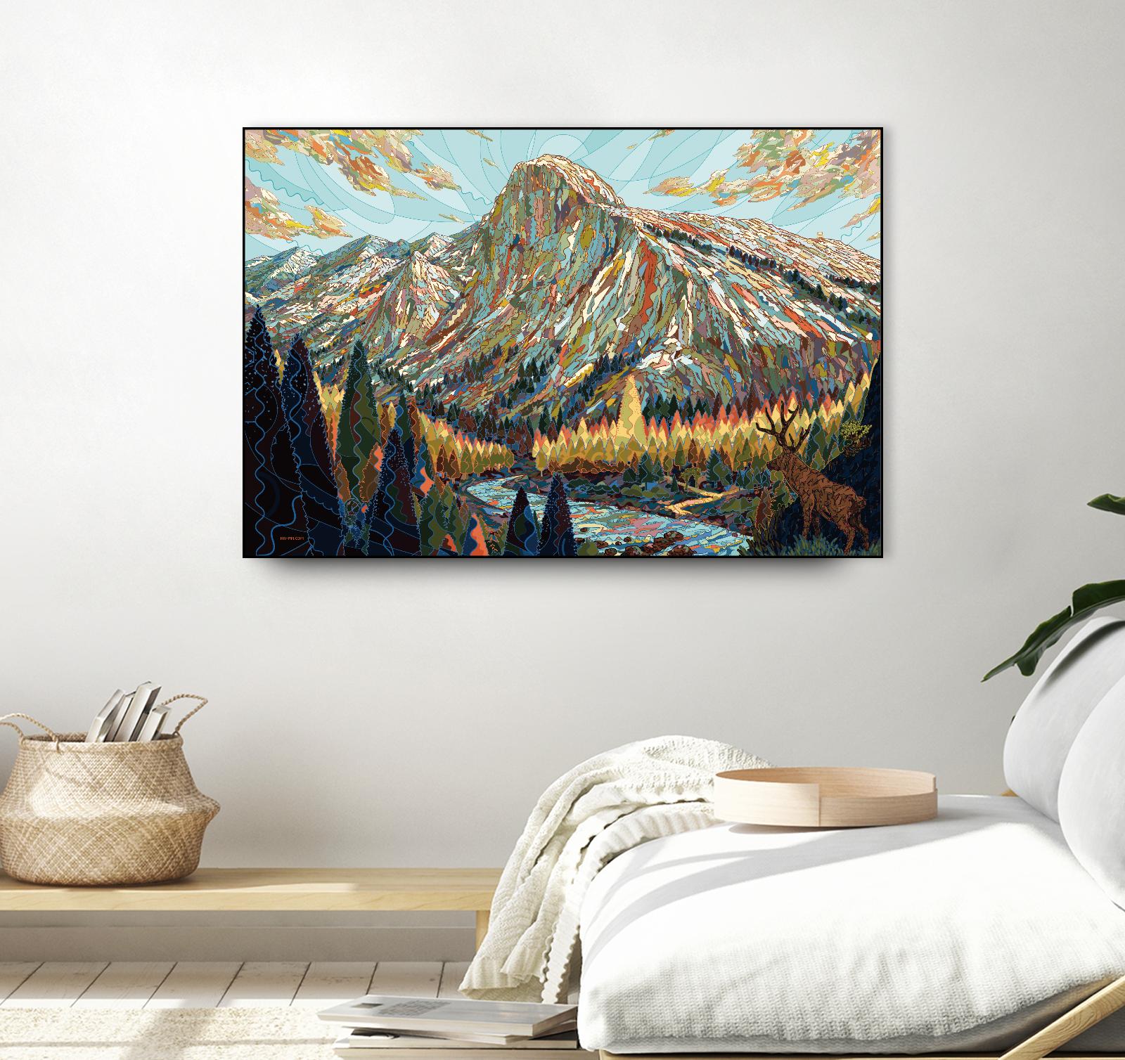 Technicolor by HR-FM on GIANT ART - black contemporary