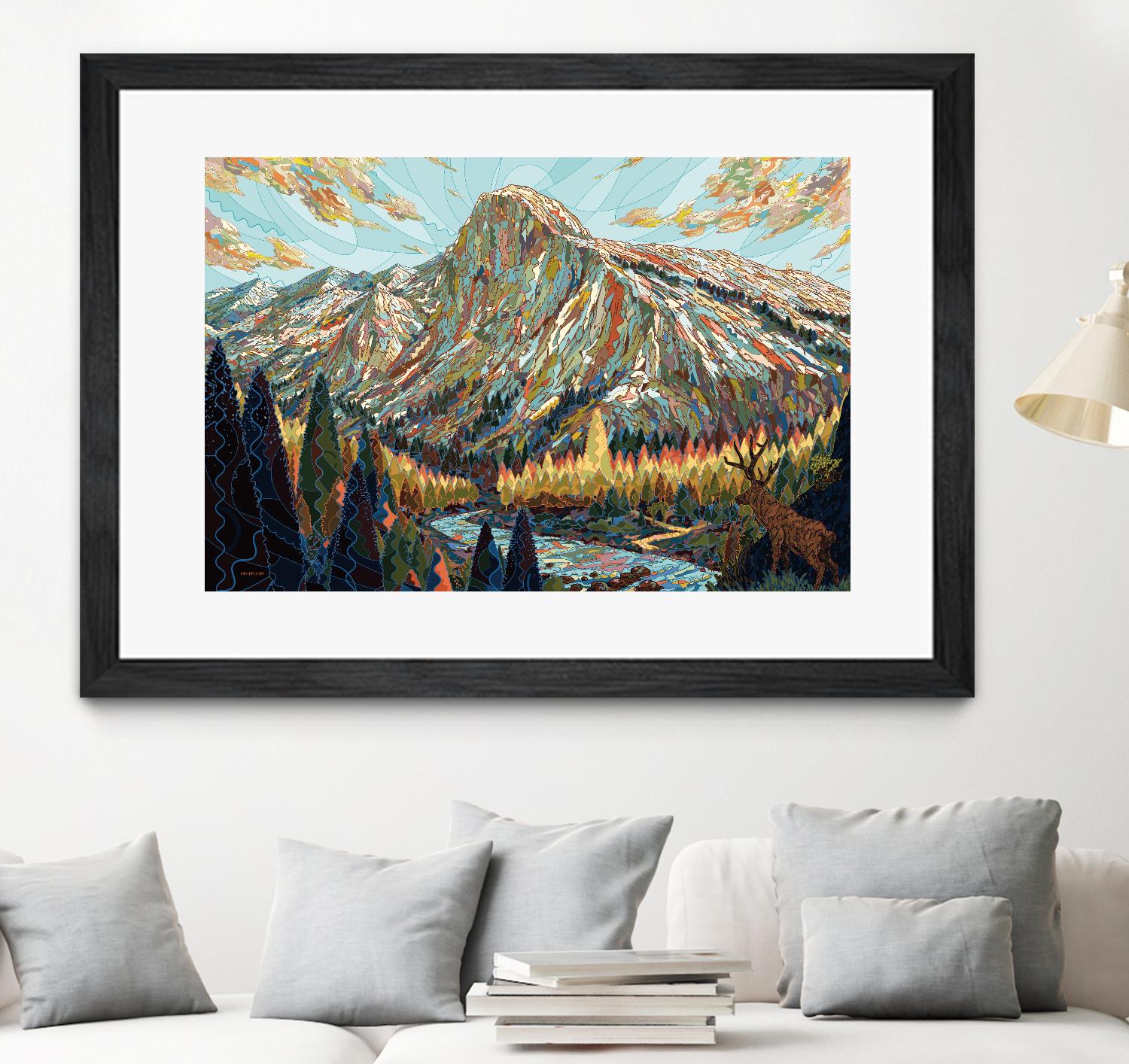 Technicolor by HR-FM on GIANT ART - black contemporary