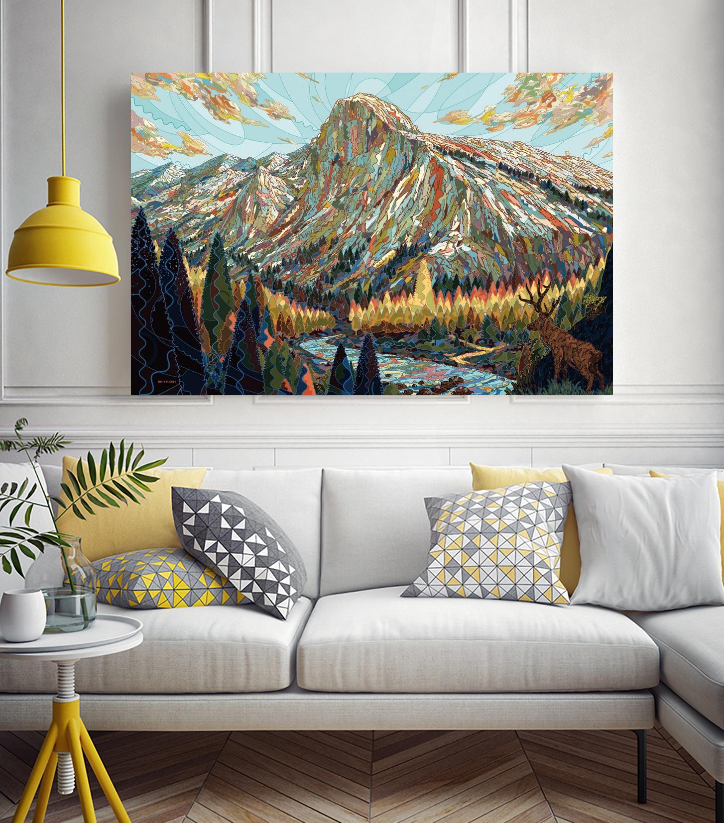 Technicolor by HR-FM on GIANT ART - black contemporary