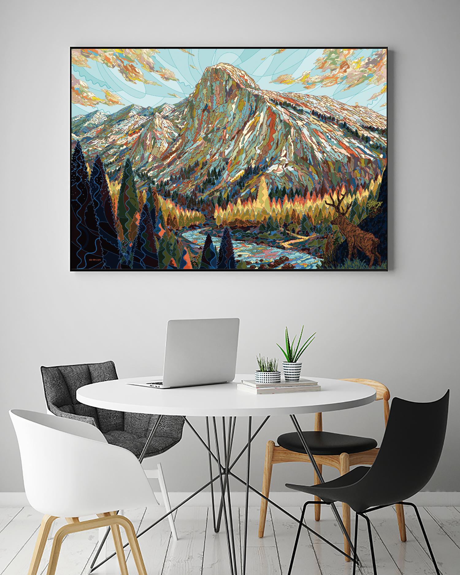 Technicolor by HR-FM on GIANT ART - black contemporary