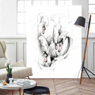 Swan by Alexis Marcou on GIANT ART - black contemporary