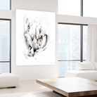 Swan by Alexis Marcou on GIANT ART - black contemporary