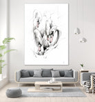 Swan by Alexis Marcou on GIANT ART - black contemporary