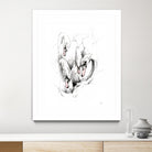 Swan by Alexis Marcou on GIANT ART - black contemporary