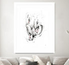 Swan by Alexis Marcou on GIANT ART - black contemporary